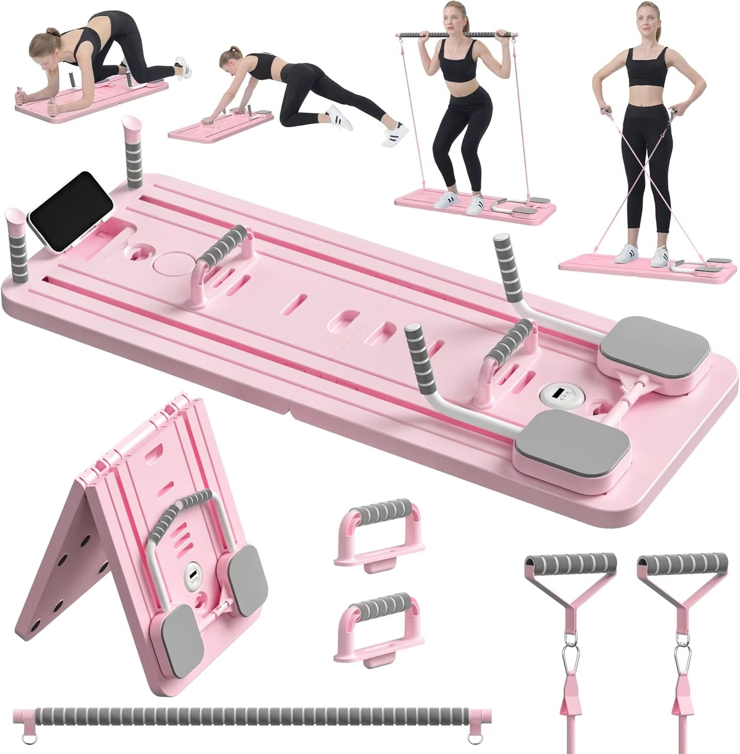 Multifunctional Fitness Board Pilates Reformer Abdominal Board Push up Plate Board Ab Board Fitness Core Workout Equipment