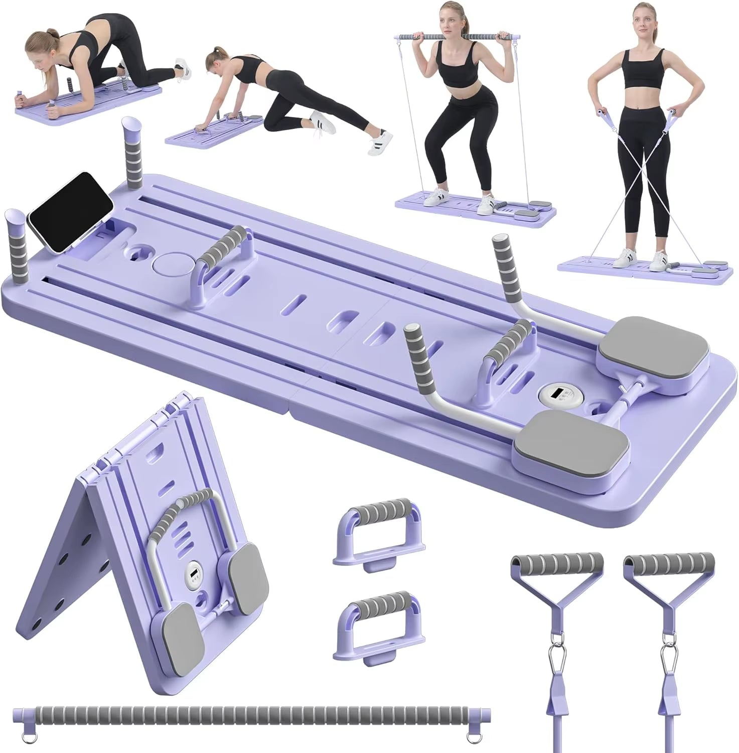 Multifunctional Fitness Board Pilates Reformer Abdominal Board Push up Plate Board Ab Board Fitness Core Workout Equipment